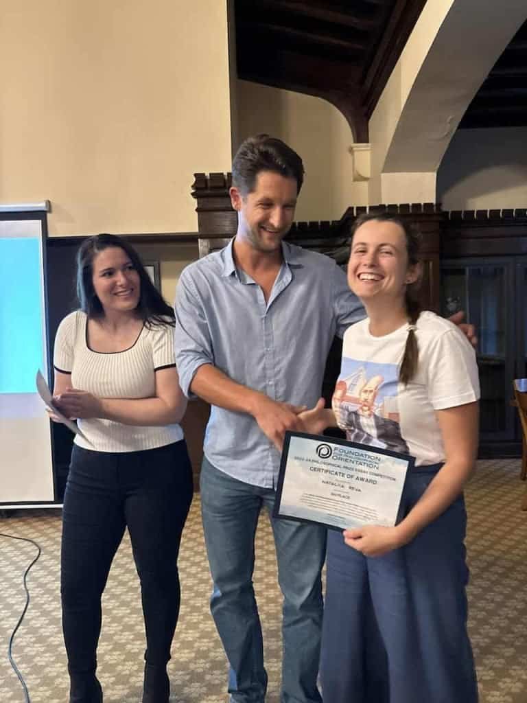 Dr. Nataliia Reva at the 2024 Philosophical Essay Prize Competition of the Foundation for Philosophical Orientation, Nashville, USA